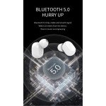 Wholesale Bluetooth 5.0 True TWS Wireless Mini Earbuds Pods Buds Headset with Portable Charger A6S (Black)